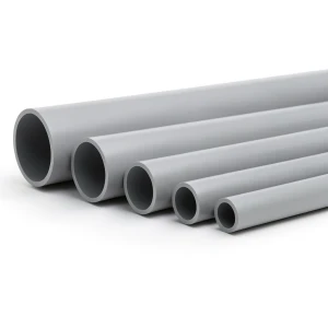 UPVC Pipes Nominal Pressure 10 Bar Outside Diameter 50 mm Thickness 2.4 mm Gray