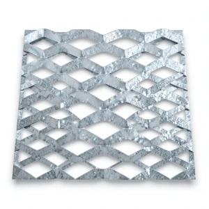 Galvanized Steel Expanded Metal Mesh Thickness 1.8 mm Width 1.22 M Length 1 M
