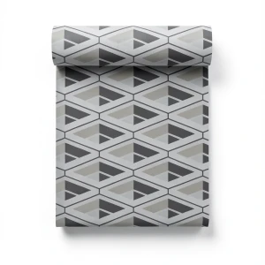 Geometric Wallpaper Gray 10m x 0.70m, Model Z76006