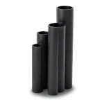 مواسير HDPE SDR 11 قطر خارجي 280 مم سمك 25.4 مم لون أسود