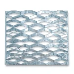 Galvanized Steel Expanded Metal Mesh Thickness 1.5 mm Width 1.22 m Length 7 m