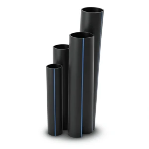 مواسير HDPE SDR 11 قطر خارجي 355 مم سمك 32.2 مم لون أسود