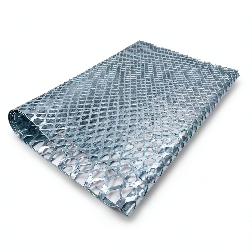 Galvanized Steel Expanded Metal Mesh Thickness 1.8 mm Width 1.22 m Length 6 m