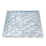 Galvanized Steel Expanded Metal Mesh Thickness 1.7 mm Width 1.22 M Length 2 M