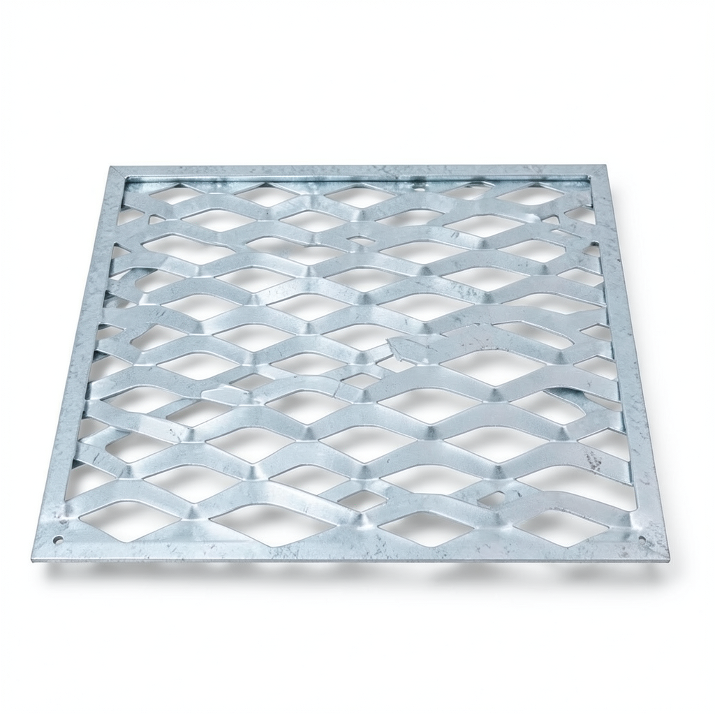 Galvanized Steel Expanded Metal Mesh Thickness 1.7 mm Width 1.22 M Length 2 M