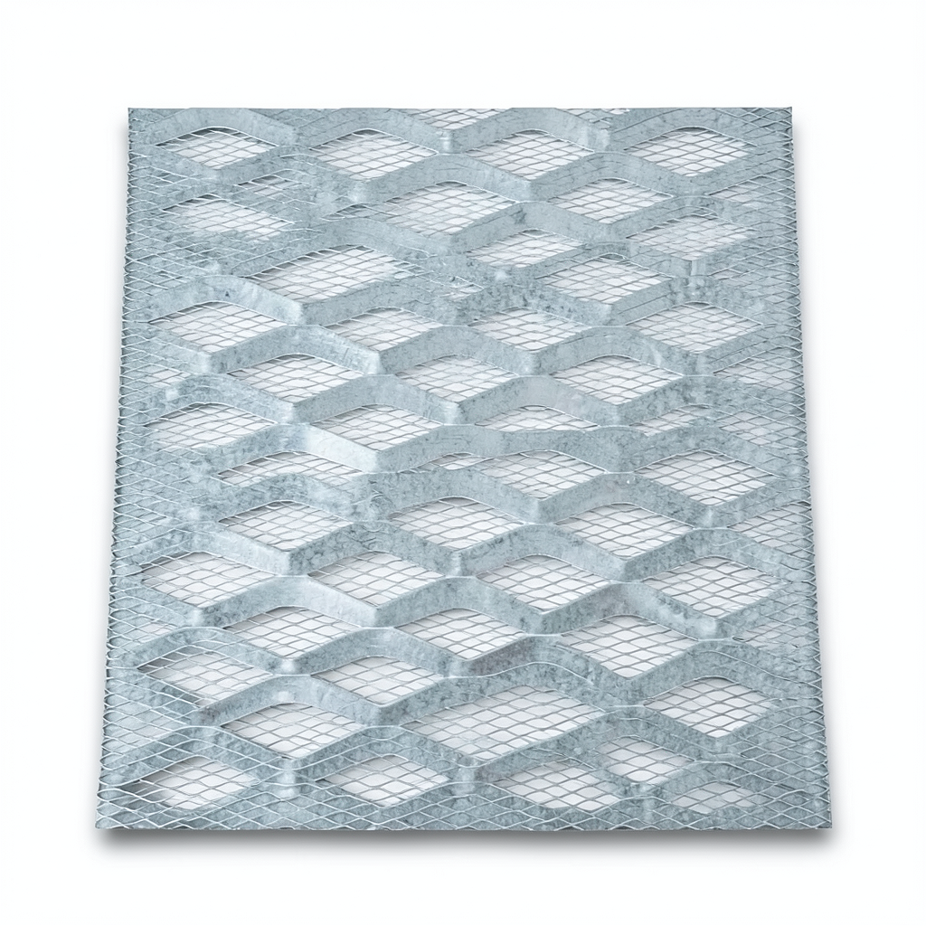 Galvanized Steel Expanded Metal Mesh Thickness 1.8 mm Width 1.22 m Length 7 m