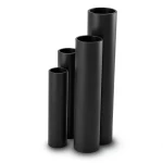 مواسير HDPE SDR 13.6 قطر خارجي 25 مم سمك 1.9 مم لون أسود