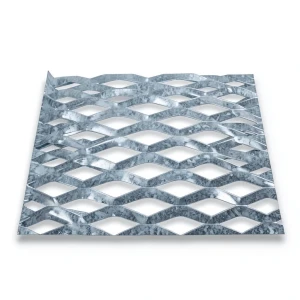 Galvanized Steel Expanded Metal Mesh Thickness 1.7 mm Width 1.22 M Length 5 M