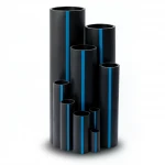 Sappco HDPE Pipe   PE 100  Size (OD) 160 mm Thickness 6.2 mm Black Color