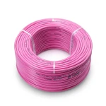 6mm Stranded Copper Wire Heat Resistant PVC Insulated 450/750V 300 feet Pink | Al Fanar