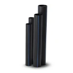 مواسير HDPE SDR 13.6 قطر خارجي 50 مم سمك 3.7 مم أسود