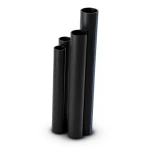 مواسير HDPE SDR 13.6 قطر خارجي 75 مم سمك 5.6 مم أسود