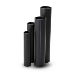 HDPE Pipes SDR 11 Outside Diameter 250 mm Thickness 22.7 mm Black
