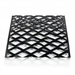 Hot Rolled (Black) Steel Expanded Metal Mesh  [Mazyoon] Thickness 2 mm Width 2.44  meter Length 6 meter | Bait Al Tatawor Company