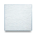 Galvanized Steel Expanded Metal Mesh Thickness 1.8 mm Width 1.22 M Length 1 M
