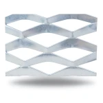 Galvanized Steel Expanded Metal Mesh Thickness 1.8 mm Width 1.22 m Length 5 m