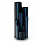 Sappco HDPE Pipe   PE 100  Size (OD) 200 mm Thickness 7.7 mm Black Color