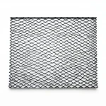 Hot Rolled (Black) Steel Expanded Metal Mesh  [Mazyoon] Thickness 2.3 mm Width 2.44  meter Length 2 meter | Bait Al Tatawor Company