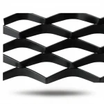 Hot Rolled (Black) Steel Expanded Metal Mesh  [Mazyoon] Thickness 2.3 mm Width 2.44  meter Length 3 meter | Bait Al Tatawor Company