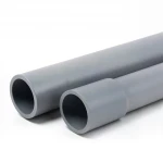 مواسير UPVC الوطني ضغط 6 بار  قطر خارجي 180 مم سمك 5.30 مم لون رمادي