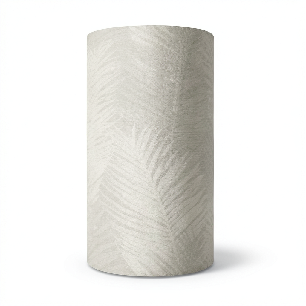 Leaf Patterned Wallpaper 10m x 0.73m Beige Color, Model 45103