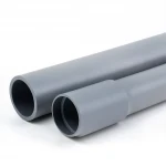 UPVC Pipes NPF Brand For Electrical Systems  EPC 40  Size 4 inch Thickness 6.02 mm Gray Colour