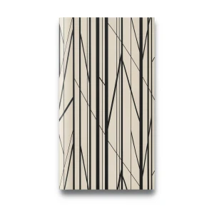 Dutch Modern Wallpaper 10m x 0.53m Beige with Black, Model 218482