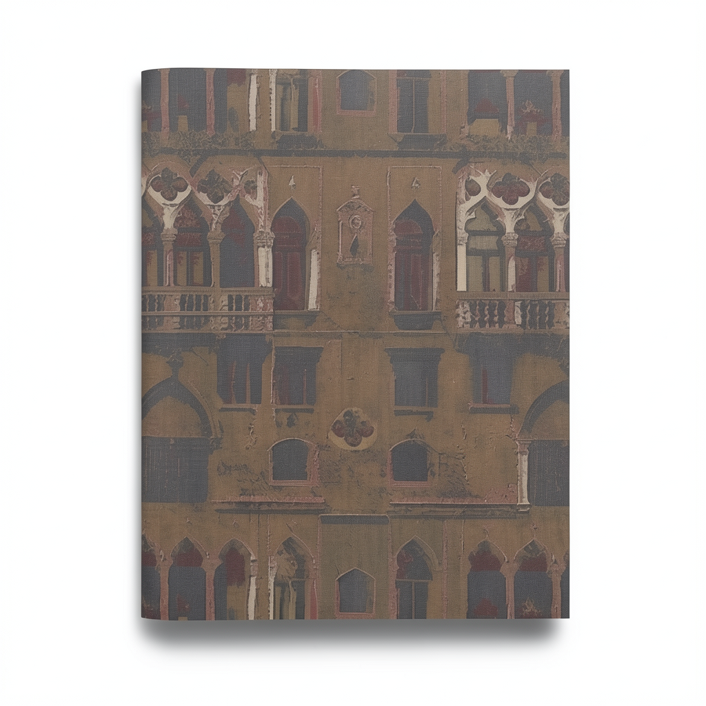ورق جدران ايطالي، لون بني، تصميم مودرن، مقاس 10 م×1.06 م، موديل 81730