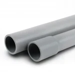 UPVC Pipes NPF Brand For Electrical Systems  EPC 80  Size 3/4 inch Thickness 3.91 mm Gray Colour
