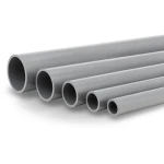 UPVC Pipes Nominal Pressure 6 Bar Outside Diameter 75 mm Thickness 2.2 mm Gray