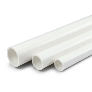 مواسير UPVC سمك 1.85 مم SDR 26 قطر خارجي 48.26 مم أبيض