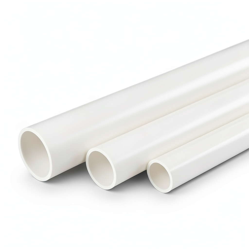 مواسير UPVC مقاس 2 أنش سمك 2.31 مم SDR 26 قطر خارجي 60.32 مم أبيض