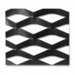 Hot Rolled (Black) Steel Expanded Metal Mesh  [Mazyoon] Thickness 2.7 mm Width 2.44  meter Length 3 meter | Bait Al Tatawor Company