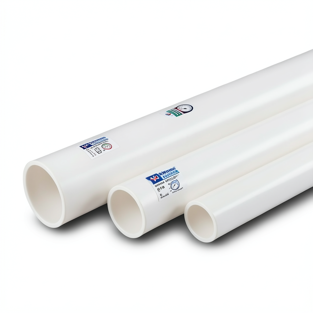 مواسير UPVC مقاس 2 إنش سمك 4.47 مم أبيض ضغط 21.7 بار | بلاستيك الوطنية