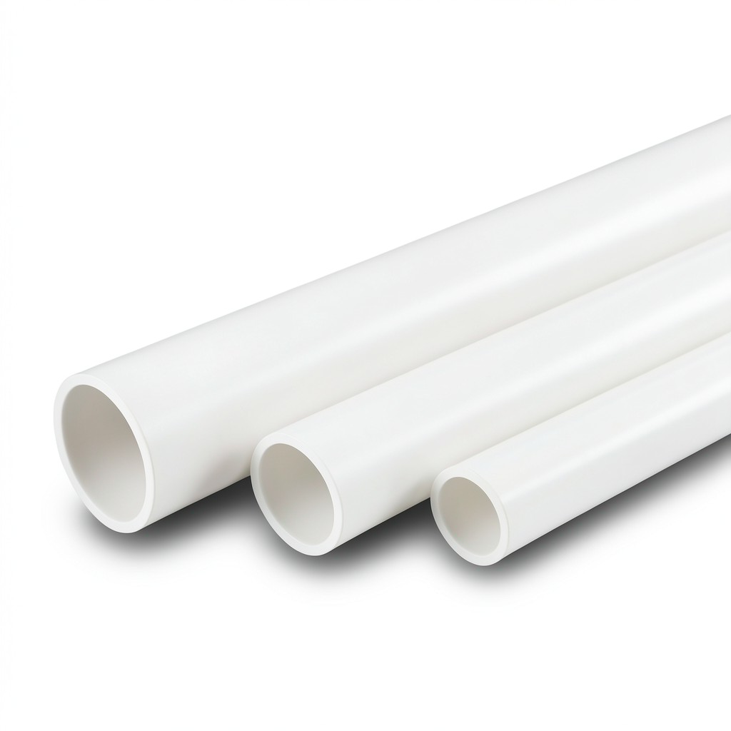 مواسير UPVC مقاس 3أنش سمك 3.43 مم SDR 26 القطر الخارجي 88.9 مم أبيض