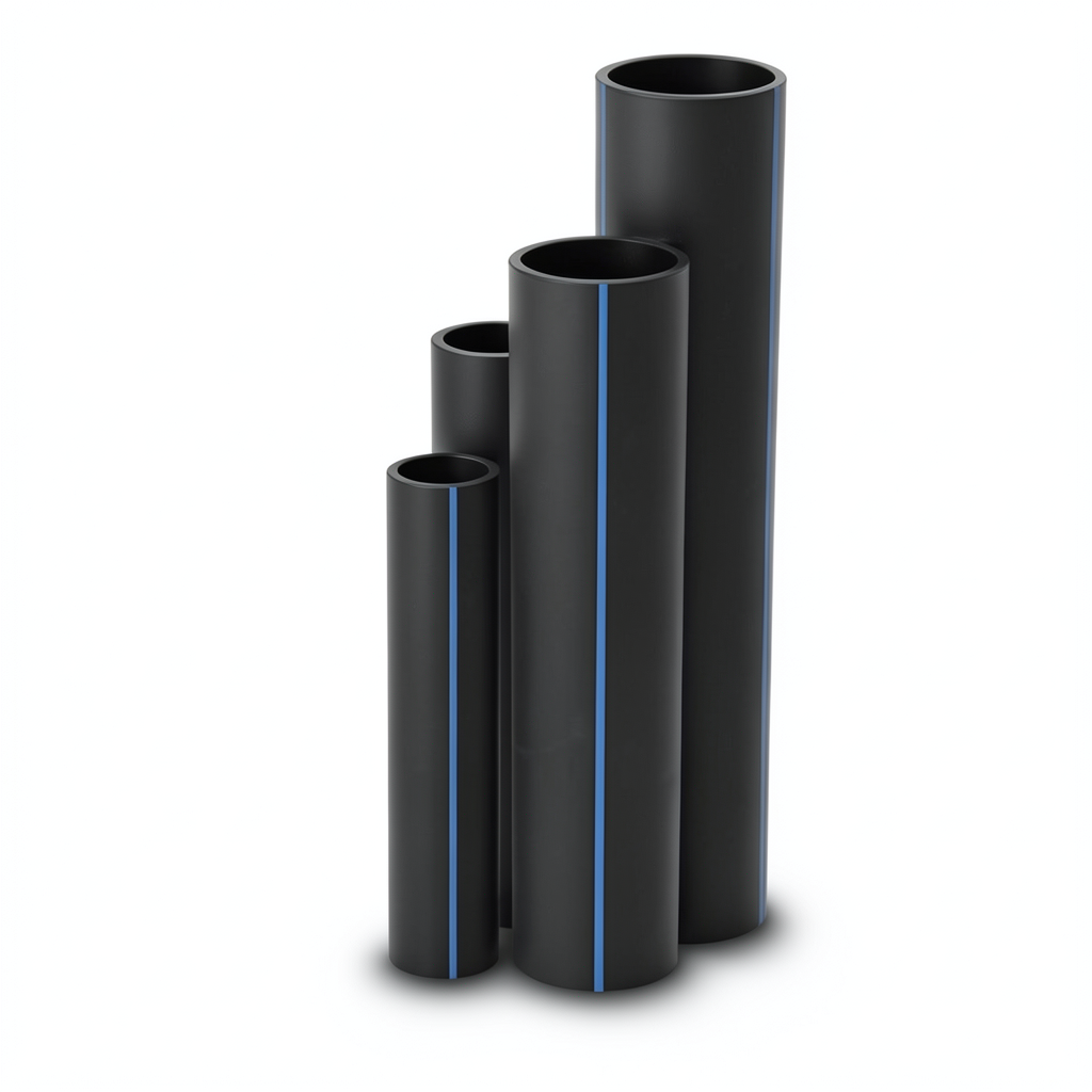 HDPE Pipes SDR 17.6 Outside Diameter 63 mm Thickness 3.6 mm Black