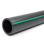 HDPE Plastic Pipe Pressure 9.8 Bar PE 63 Size 560 mm SDR 9 Black