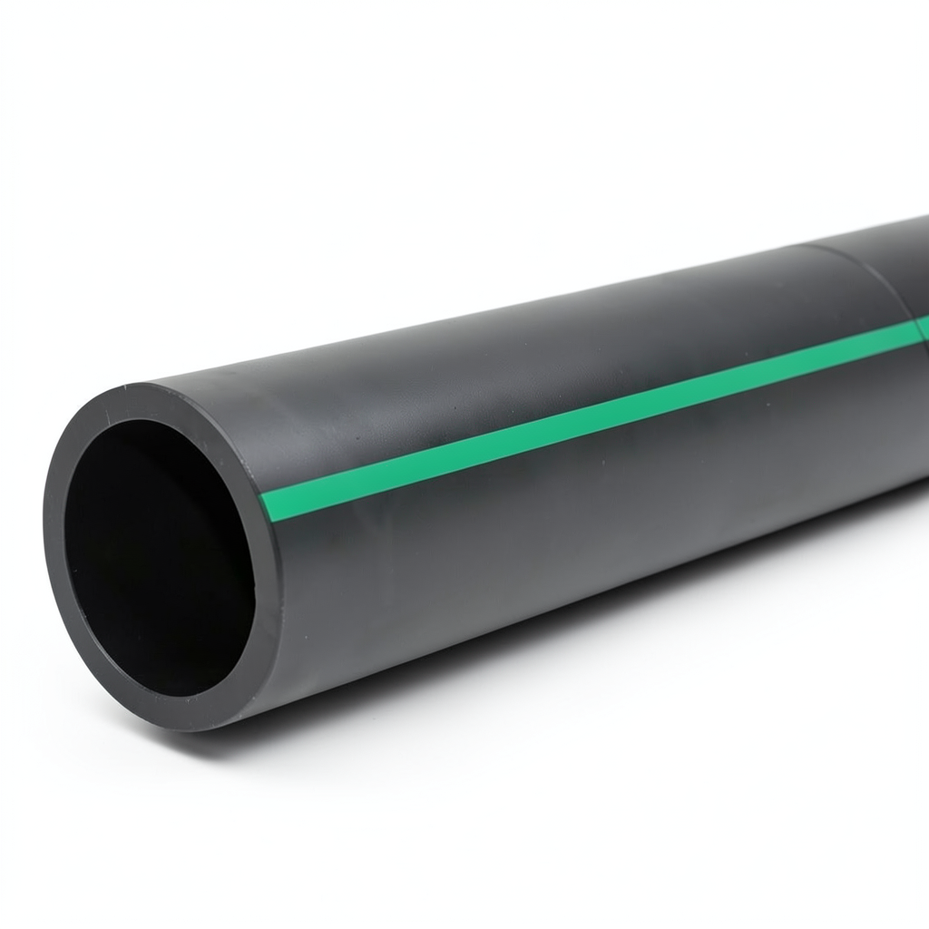 مواسير بلاستيك HDPE ضغط 9.8 بار PE 63 قطر خارجي 560 مم SDR 9 لون أسود