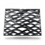 Hot Rolled (Black) Steel Expanded Metal Mesh  [Mazyoon] Thickness 2.8 mm Width 2.44  meter Length 5 meter | Bait Al Tatawor Company