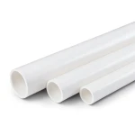 أنابيب UPVC مقاس 1.25 أنش سمك 2 مم SDR 21 القطر الخارجي 42.16 مم أبيض