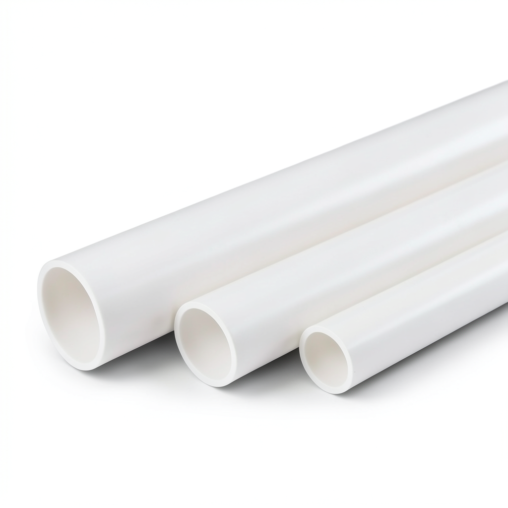 أنابيب UPVC مقاس 1.25 أنش سمك 2 مم SDR 21 القطر الخارجي 42.16 مم أبيض