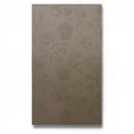 Floral wallpaper, dark beige color, length 10 m, width 0.53 m, model 17813  