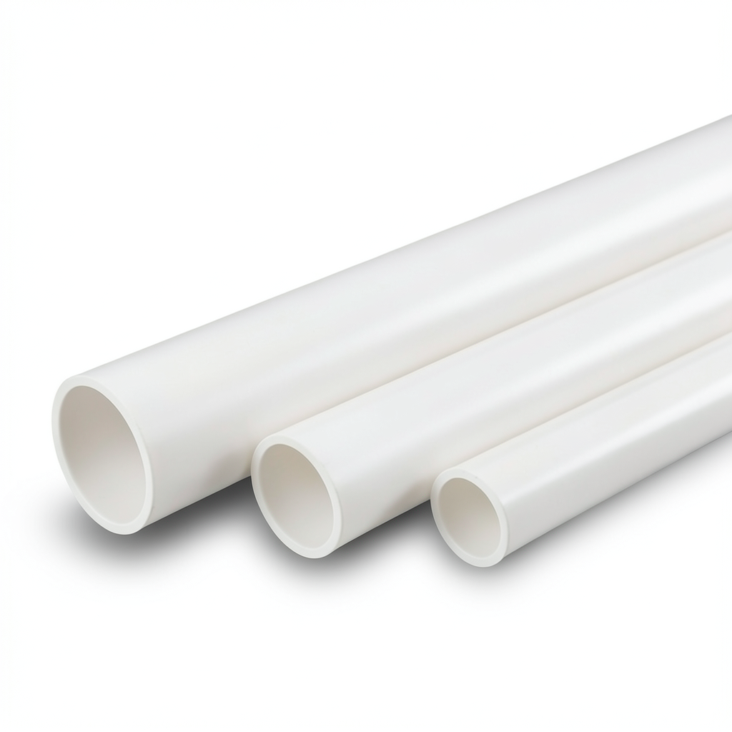 أنابيب UPVC سمك 2.28 مم SDR 21 القطر الخارجي 48.26 مم أبيض