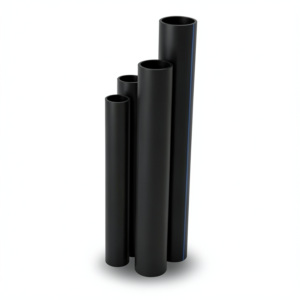 HDPE Pipes SDR 13.6 Outside Diameter 125 mm Thickness 9.2 mm Black