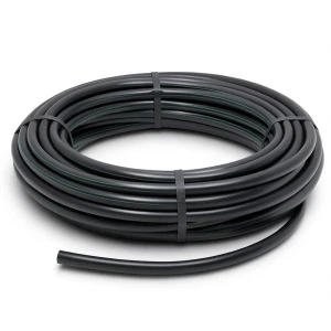 لفة أنابيب HDPE ضغط 15.7 بار PE 63 قطر خارجي 16 مم SDR 6 لون أسود