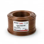 Riyadh Cables 50mm Stranded Wire, Copper Conductor 450/750 Voltage Rating, Brown Color, 3000m Length