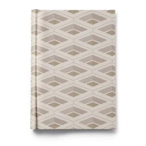 Geometric Wallpaper Light Brown 10m x 0.70m, Model Z76016
