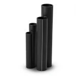 HDPE Pipes SDR 13.6 Outside Diameter 180 mm Thickness 13.3 mm Black