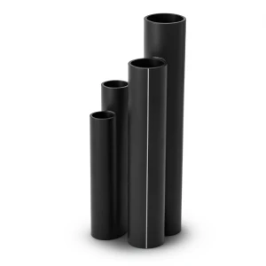 مواسير HDPE SDR 13.6 قطر خارجي 180 مم سمك 13.3 مم لون أسود