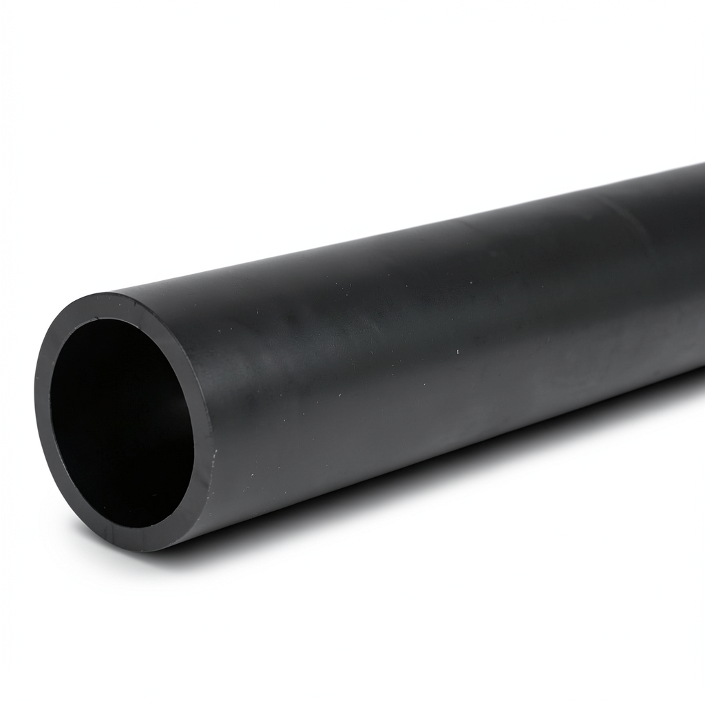 أنابيب HDPE ضغط 15.7 بار PE 63 قطر خارجي 200 مم SDR 6 لون أسود